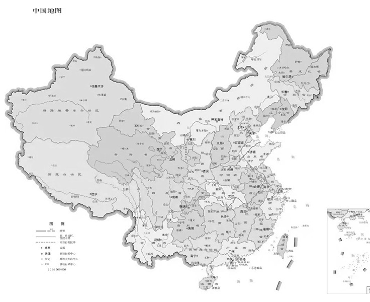 中国地图